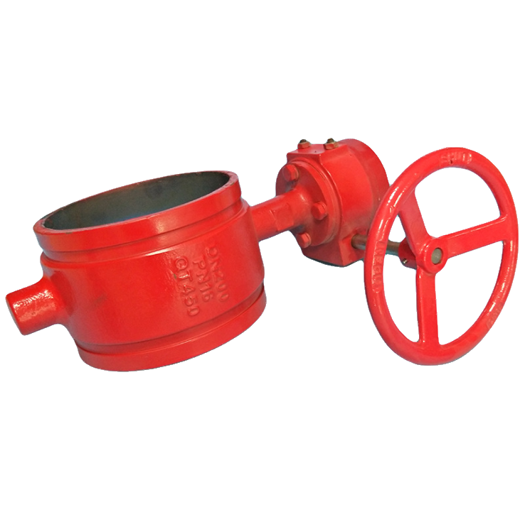 沟槽信号蜗轮蝶阀